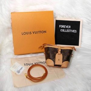 $2085 Louis Vuitton monogram noe purse bag